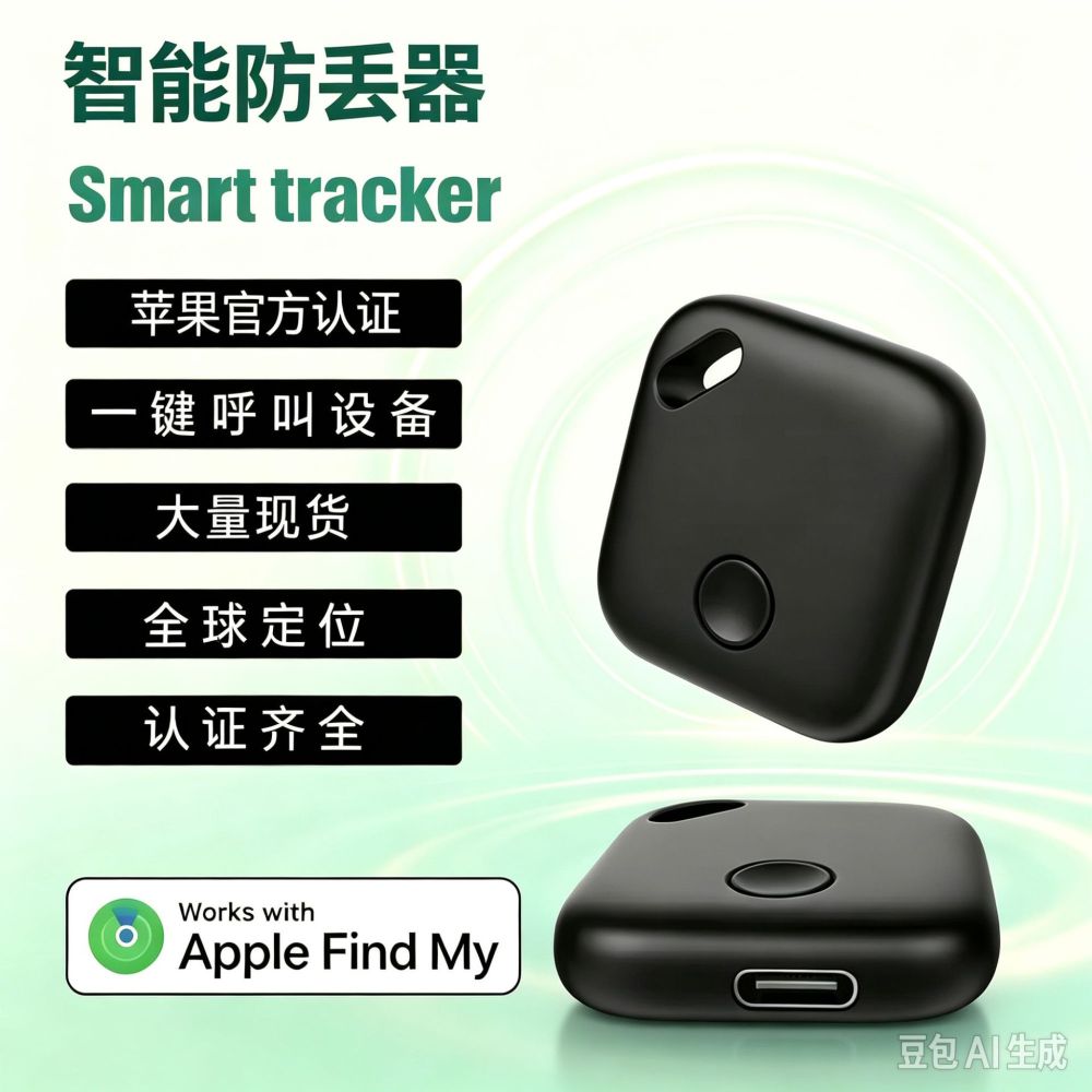 Şarj edilebilir Bluetooth akıllı takip cihazı, Find My uyumlu - 1