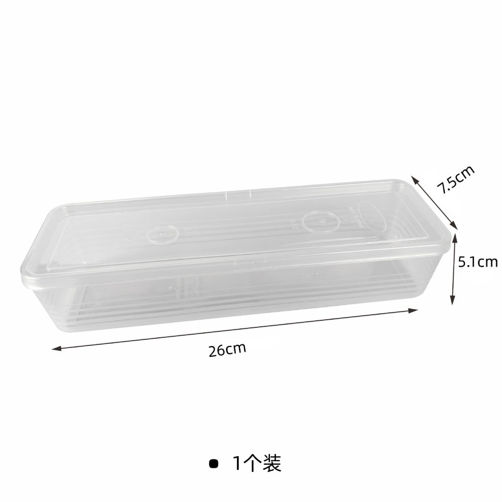 Onion, ginger, garlic, green onion noodle storage box, rectangular noodle protection box, food grade sealed plastic food container - 13