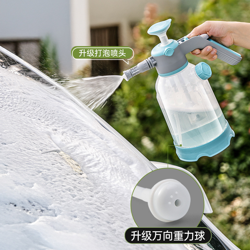 Garden Watering Can 2L Pressure Foam Sprayer with Disinfection Function