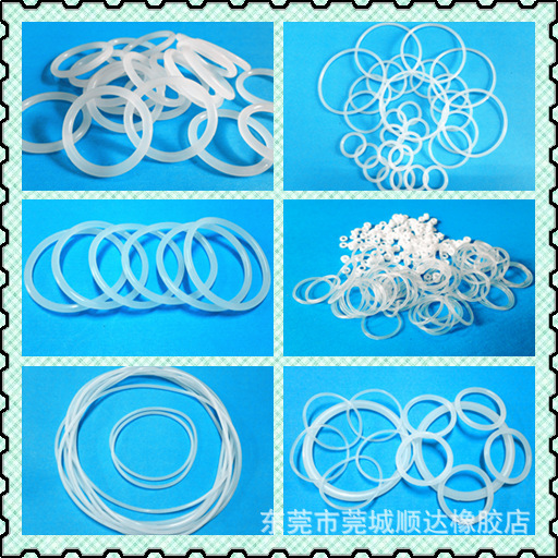 Silikon O-Ring Conta, Fümed Silika, Doğal Renk, Su Geçirmez