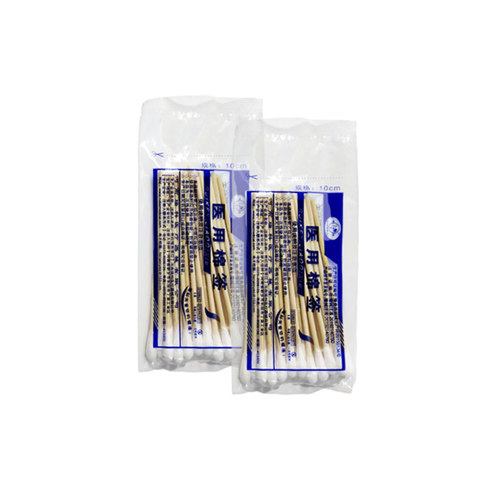 Sterile Disposable Medical Cotton Swabs, Large Head, ENT and Gynecological