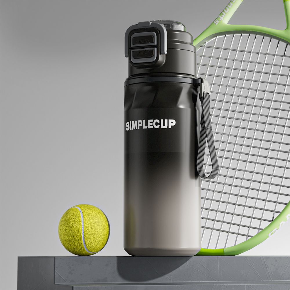 Outdoor Sports Insulated Spray Water Cup Large Capacity Student Specific 316 Stainless Steel Straw Cup Portable Thermal - 12