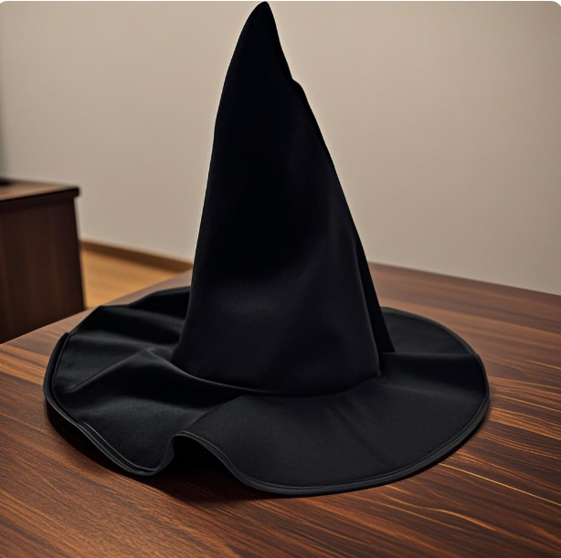 Samt-Hexenhut, Halloween-Kostümzubehör
