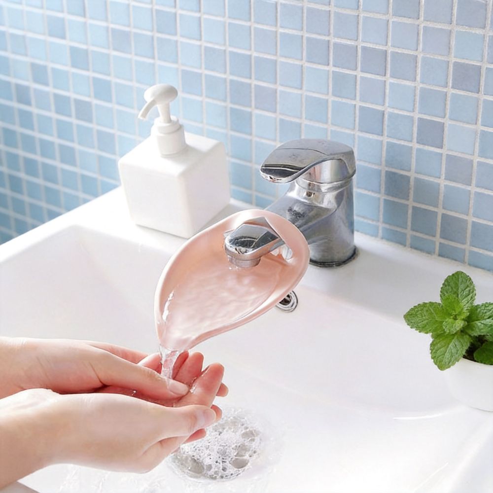 Faucet Extender for Kids, Splash-Proof Water Guide - 1