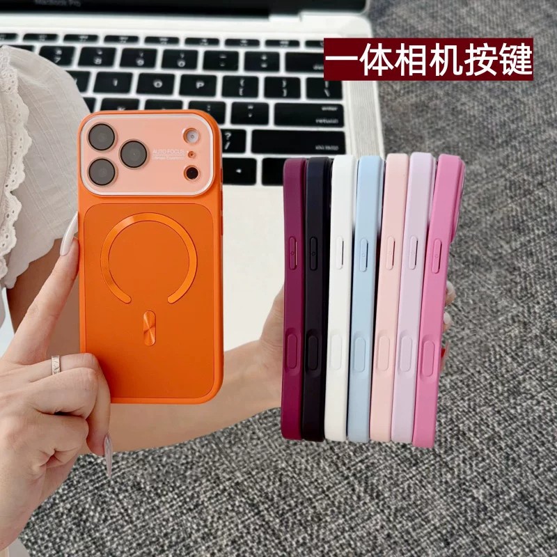 Matte Magnetic Phone Case for iPhone 18 Pro Max with Large Window