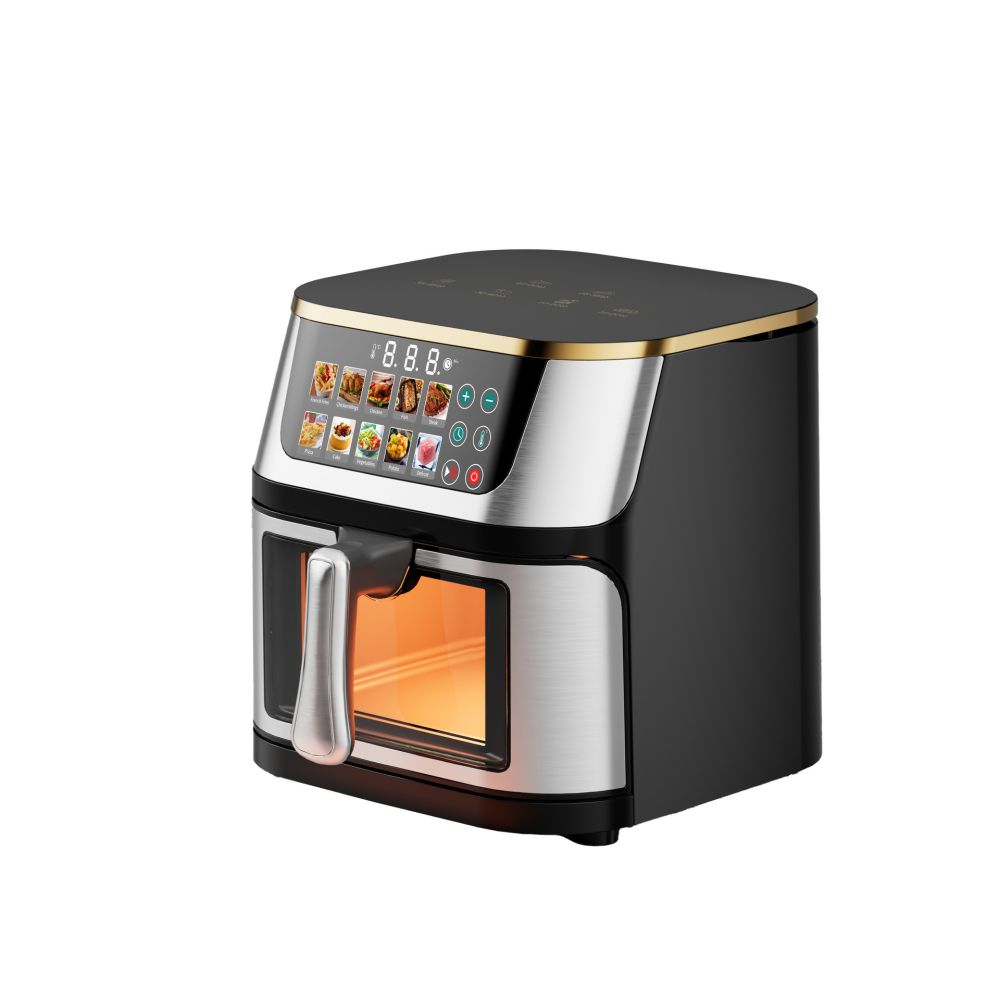 New Cross-border Air Fryer Machine Large Capacity Air Fryer Smart Visual Non-flip Electric Deep Fryer OEM Customization - 6