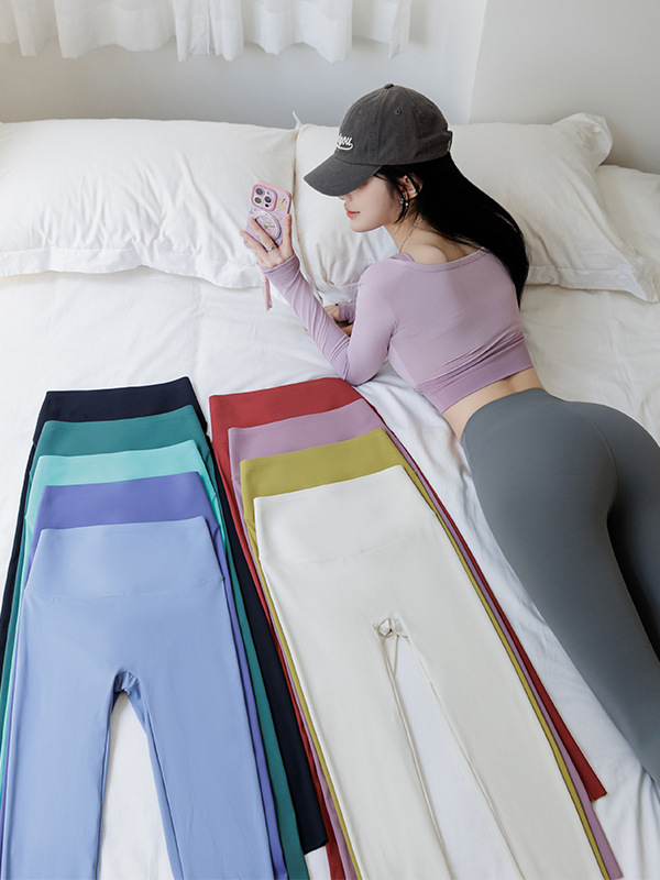 Dikişsiz Yüksek Bel Kaldırıcı Fitness Taytı Kadın, Mat Kumaş, 2025