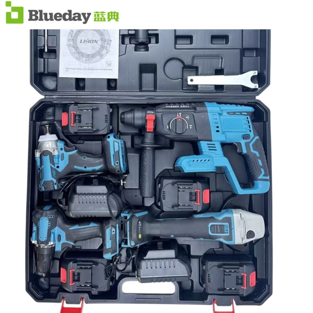 Brushless lithium electric tool set, four-piece - 1