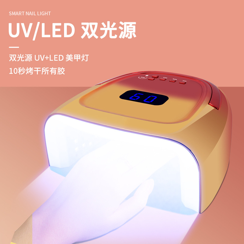 Hersteller Großhandel Batteriespeicher kabelloses Nagelstudio-Licht intelligente Sensor-Maniküre-Phototherapie-Lampe schnell trocknende Nagel-Gel-Maschine