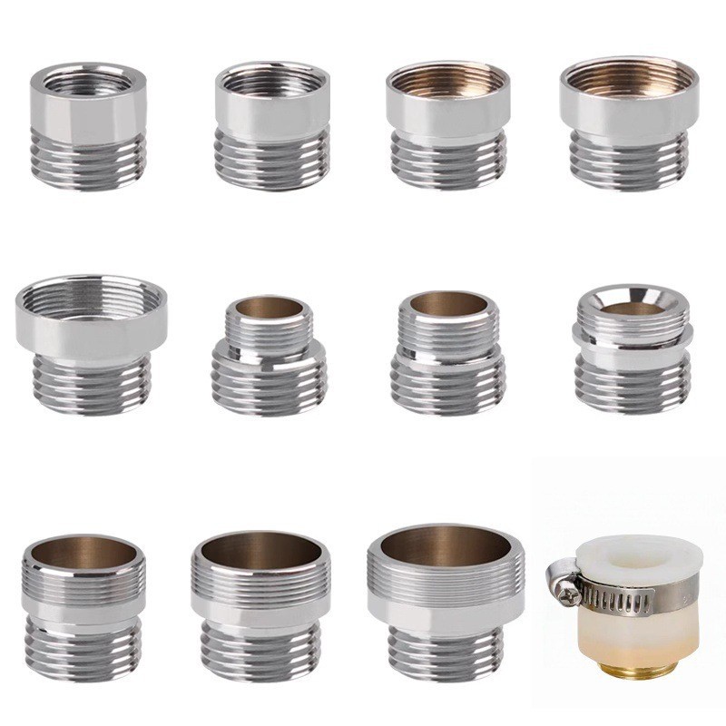 Multifunctional Internal and External Thread Faucet Adapter to 4-Point Coarse Thread