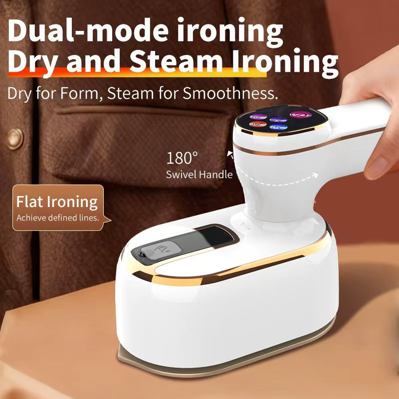 Taşınabilir buharlı ütü, kuru-ıslak çift fonksiyon, katlanabilir
