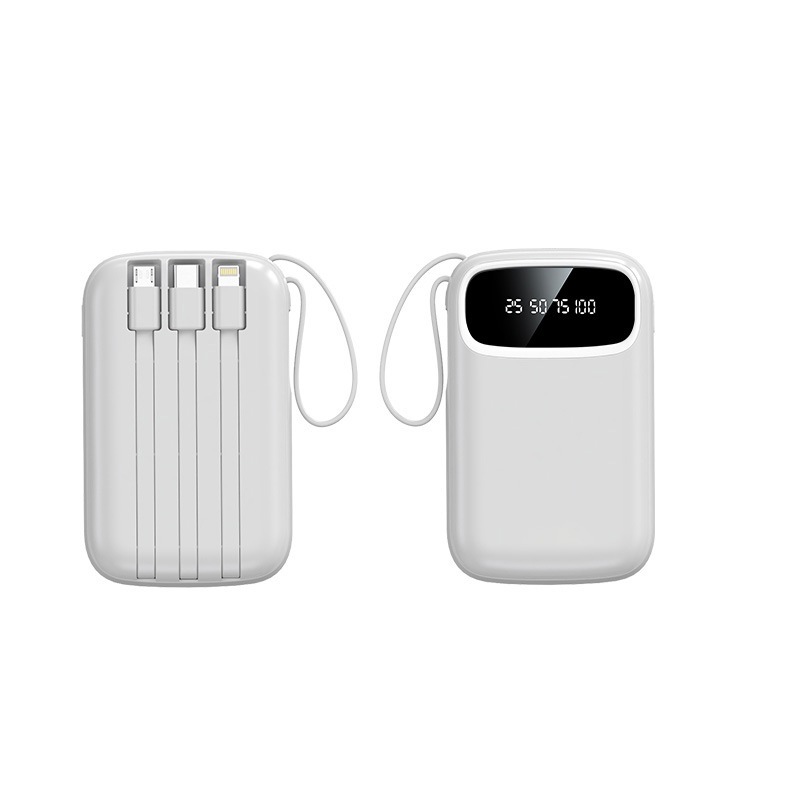 Powerbank Mini Hochleistung 20000mAh 3C-Zertifiziert Ultra-Schnellladestation Powerbank mit integriertem Kabel Mobiler Stromspeicher - 7