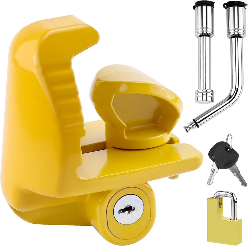 RV Yacht Trailer Lock Hook Lock Tow Vehicle Trailer Arm Round Head Lock Hook Lock Trailer Accessories Set In Stock