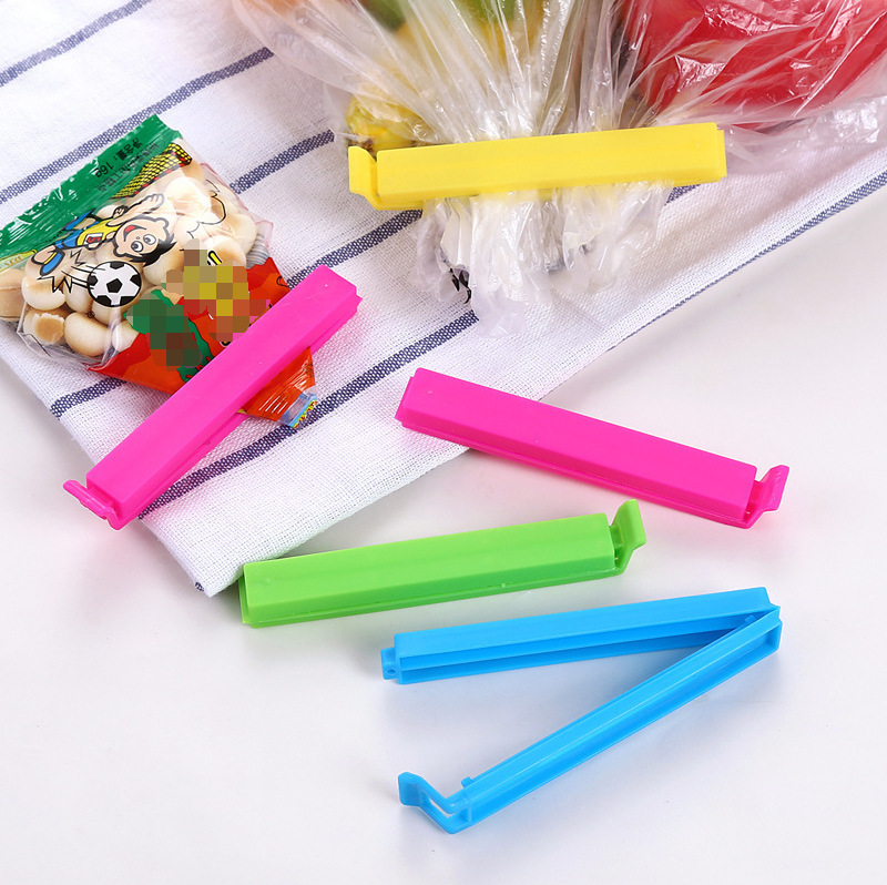 Gıda poşeti ağız kapatma klipsi, plastik, nemden koruyucu