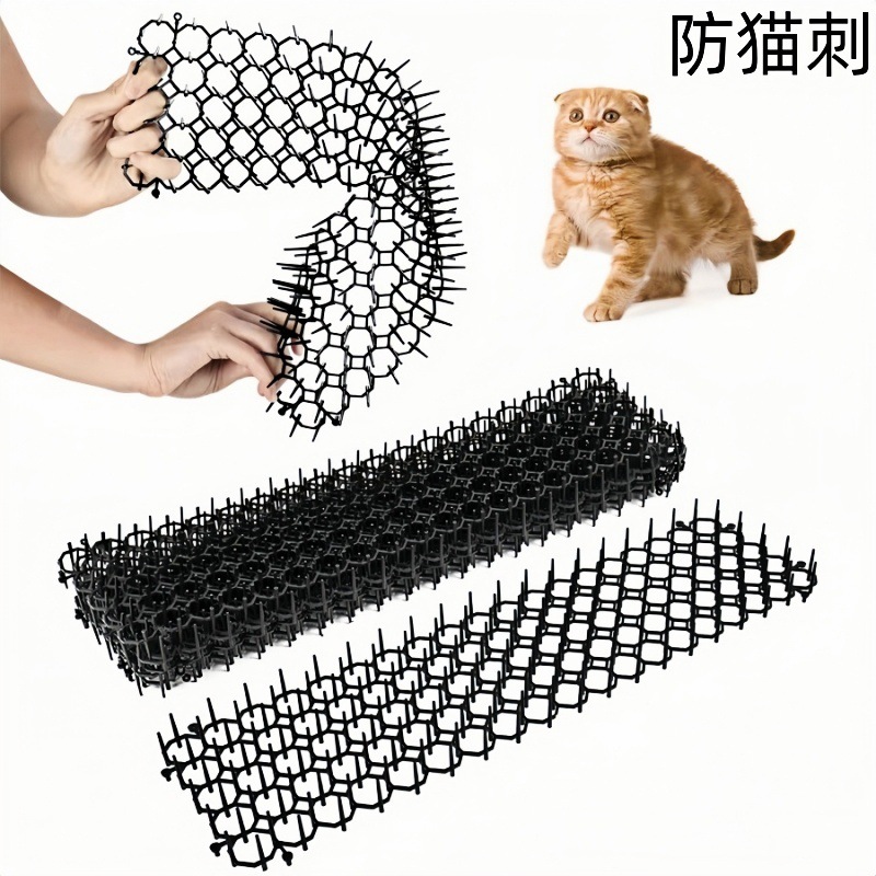 Sınır ötesi Amazon popüler kedi önleyici rulo, kedi kovucu sivri mat, kedi önleyici ağ, çatı bahçe kanepesi, kedi tırmalamasına karşı koruma