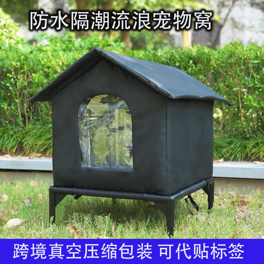 Outdoor Cat House, Waterproof Oxford Fabric, Winter Warm