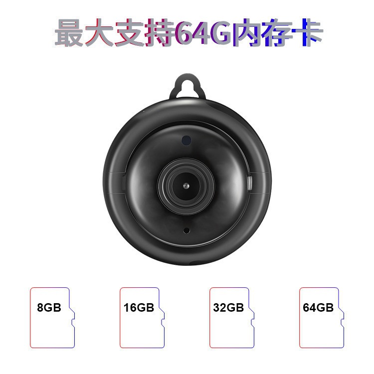 Portable mini wireless surveillance camera WiFi HD - 1
