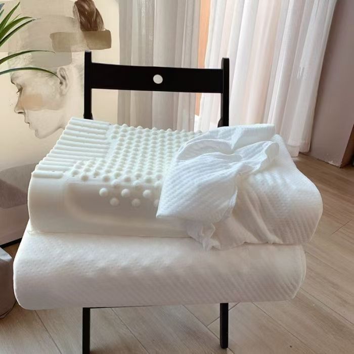 Hersteller-Großhandel Latexkissen Kissenkern Einzelbett Nackenwirbelsäulen-Schutzkissen Studentenwohnheim Schlafhilfe-Kissen Heim-Massagekissen