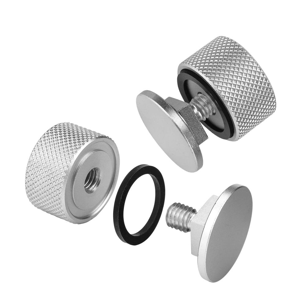 Source title helmet connector element aluminum parts non-slip silicone gasket screw head anodized (