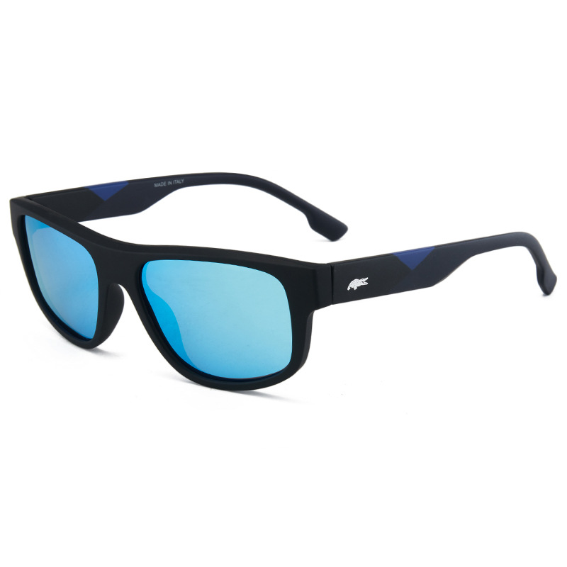 Cross mirror European and American big-name sunglasses colored film polarized crocodile sunglasses fashionable men's and women's driving sunglasses outdoor eyewear