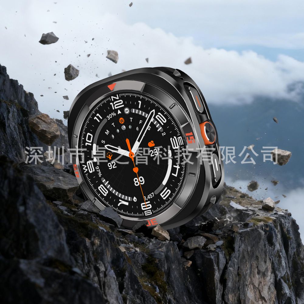 Metal Protective Case for Samsung Galaxy Watch7, Shock Absorbing