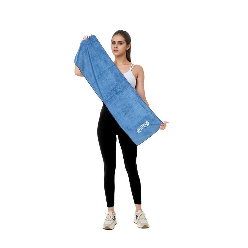 Gym Sports Sweat-Absorbent Quick-Dry Towel Microfiber Yoga Mat Towel Multifunctional Solid Color Sports Towel Custom Logo - 7