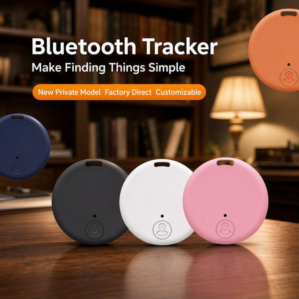Round Bluetooth Tracker Ultra-Thin Anti-Loss Device - 1