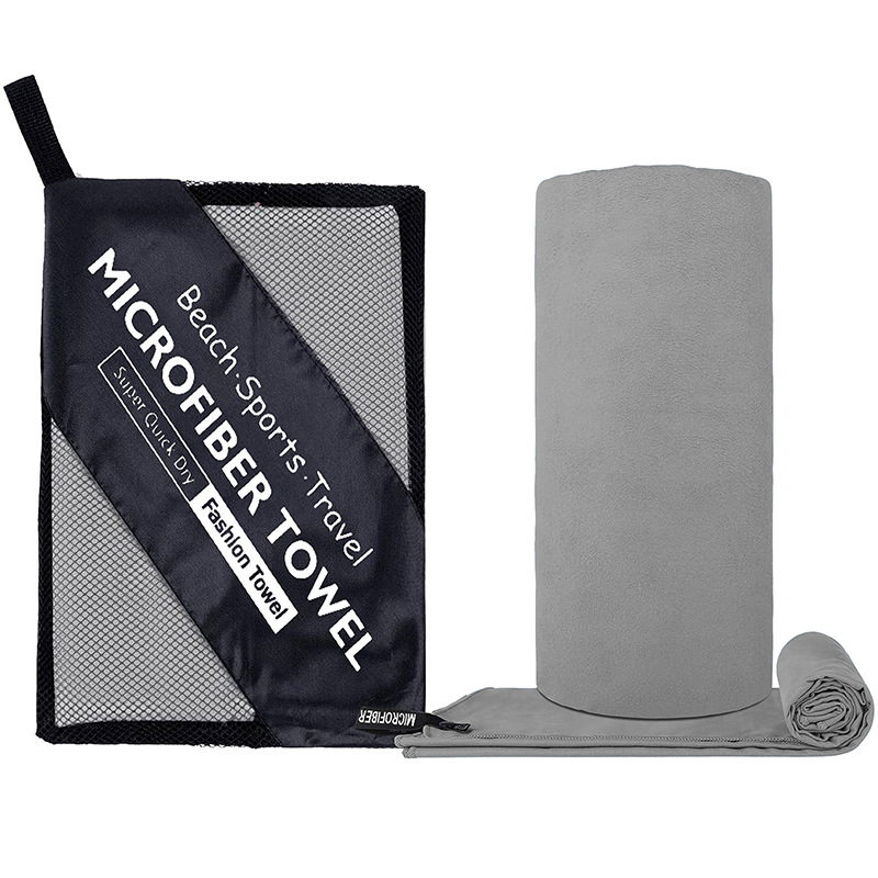 Foreign trade Amazon double-sided velvet quick-drying towel microfiber sports fitness towel portable yoga swimming wholesale - 12