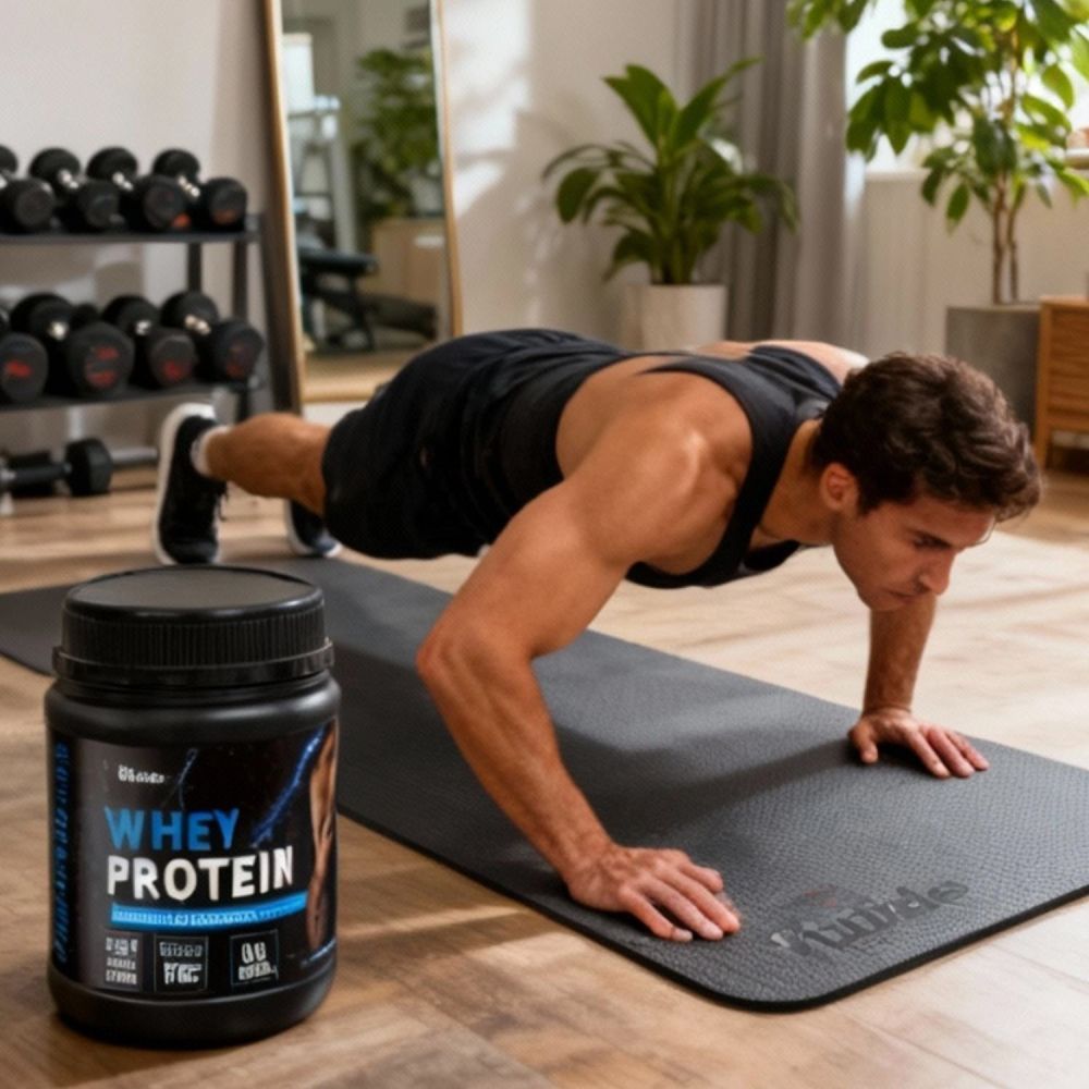 Molkenproteinpulver für Muskelwachstum