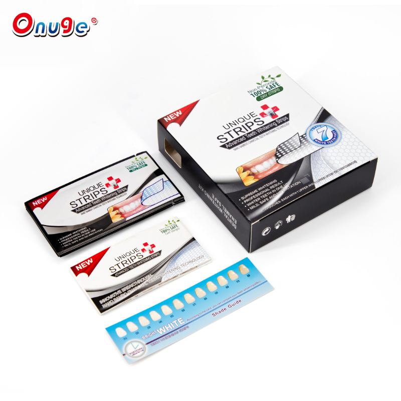 Bamboo Charcoal Teeth Whitening Strips, 5D, Brightening