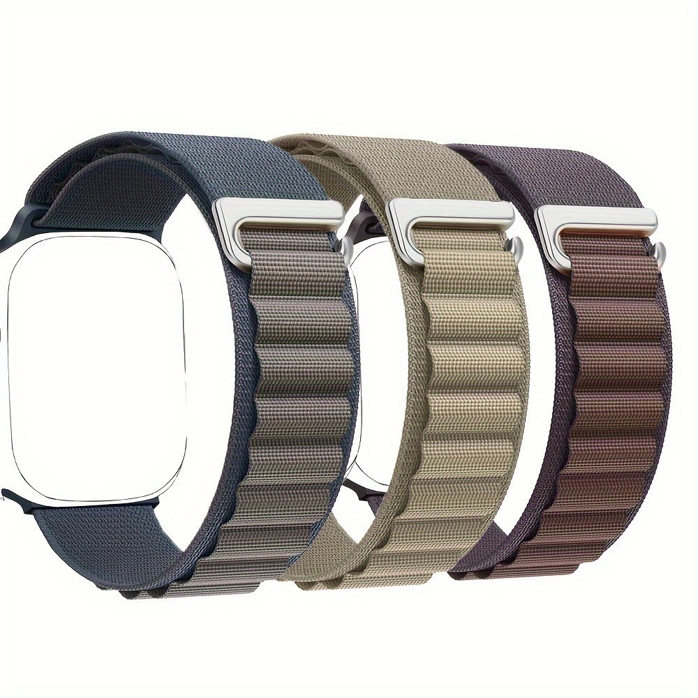 Apple Watch 12/11 Serisi Uyumlu Naylon Loop Kordon C Tip Toka