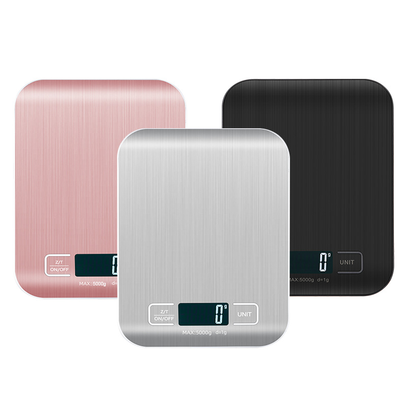 Grenzüberschreitende Edelstahl-Küchenwaage 1g USB-wiederaufladbare Küchenwaage zum Backen kleine Präzisionswaage praktisch und vielseitig einsetzbar