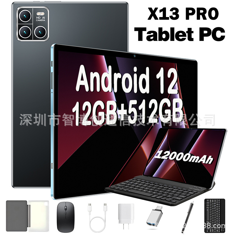 10-Inch Tablet PC with Video Calling and Wi-Fi, HD Display