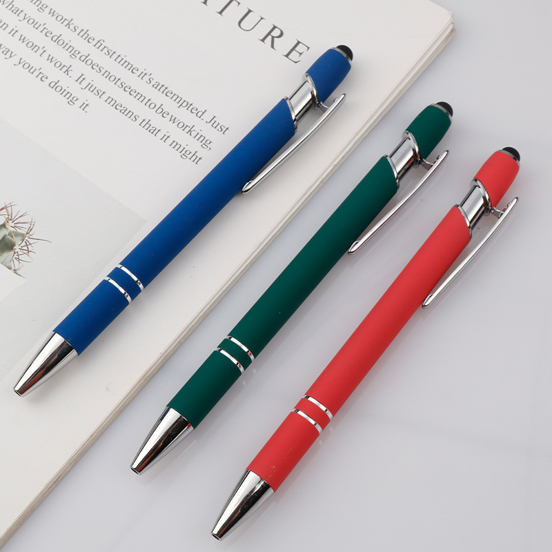 High quality Maggi pen advertising pen aluminum rod pen press metal pen in stock popular cross-border ballpoint pen