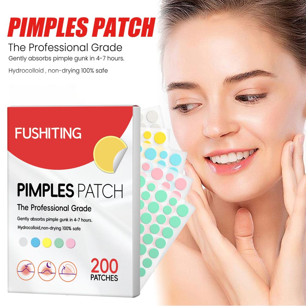 Pimples patch yuvarlak renkli hidrokolloid yaması