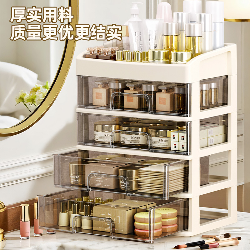 Geteilte transparente Kosmetik-Aufbewahrungsbox