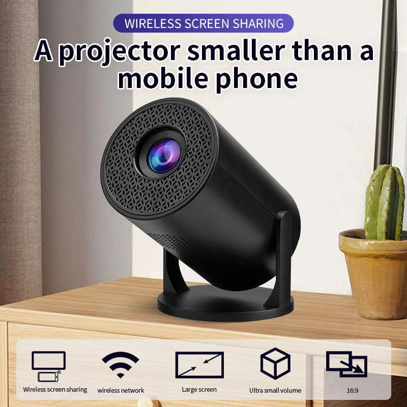 M5PRO Cross-Border New Home Micro Portable Mini Projector HD Home Wireless Wired Compact Mobile Phone Projector