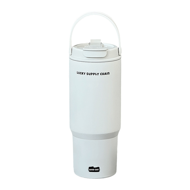 Neuer 316 Edelstahl-Thermosbecher, großvolumiger Wasserbecher, Strohhalm, Eisbecher, Autobecher - 5