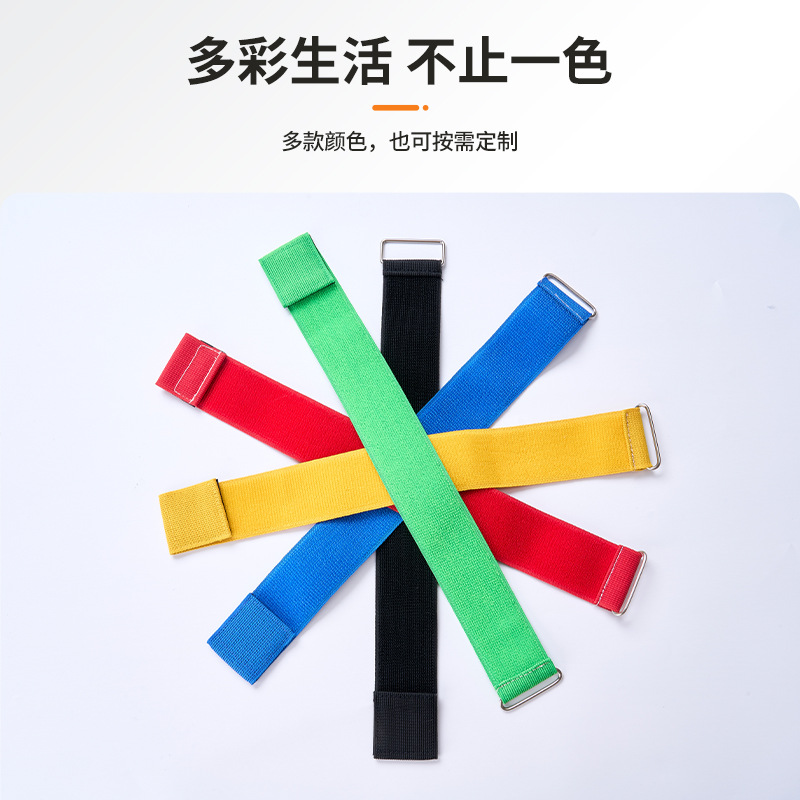 Verstellbarer elastischer Nylon-Klettgurt