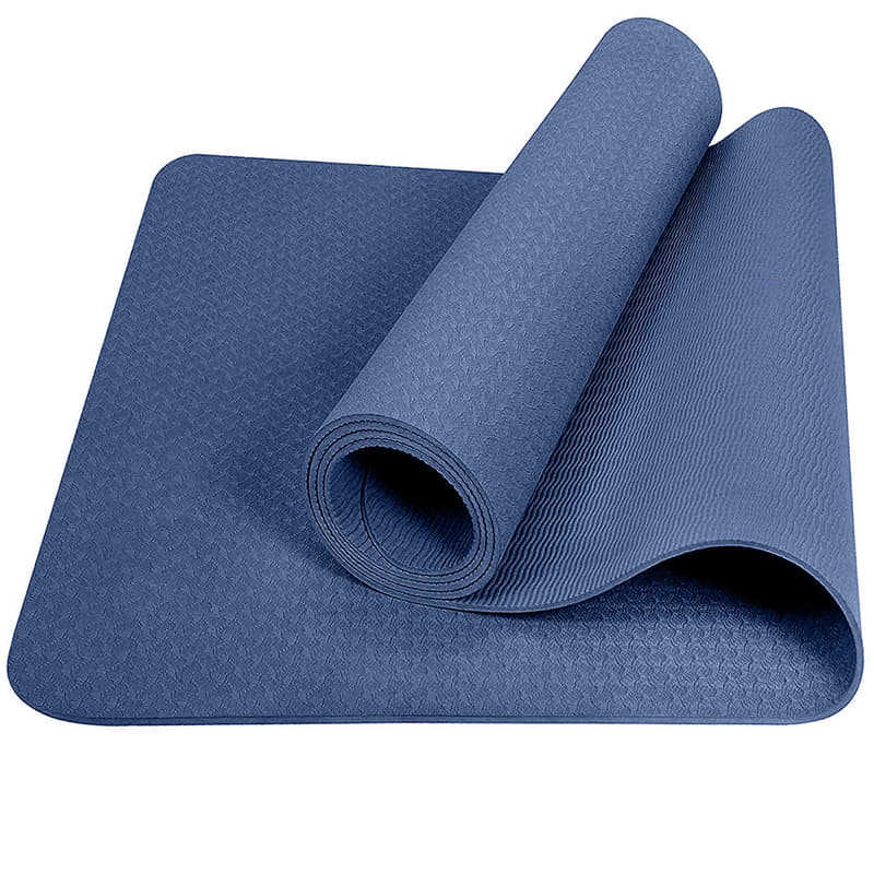 TPE-Yogamatte 6mm rutschfest und geruchlos, einfarbig - 9