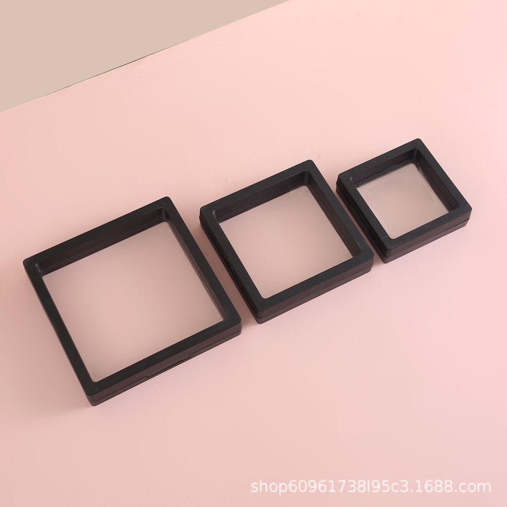 PE Jewelry Box Bracelet Storage Box Jewelry Display Box Floating Box Cultural Relic Film Box Transparent Elastic Wearable Nail Box