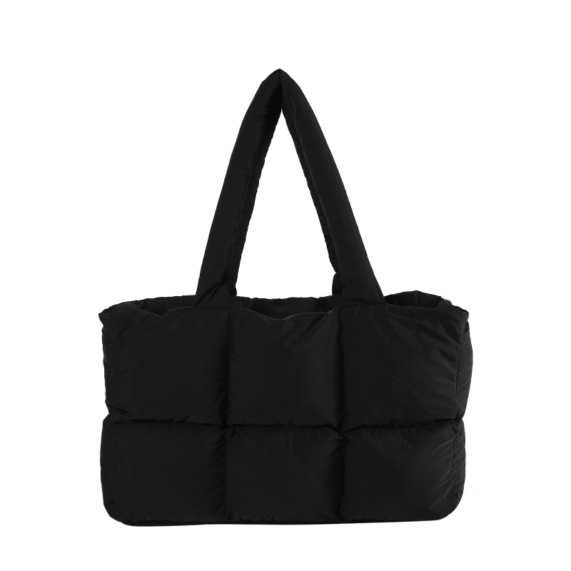 Cross-border wholesale bags, large capacity soft puffed bags, shoulder strap puffed jacket bags, cloud pattern crossbody bags. - 8