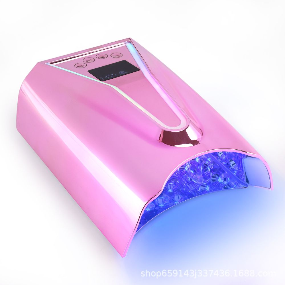 128W smart nail dryer, LED purple light, fast dry - 1