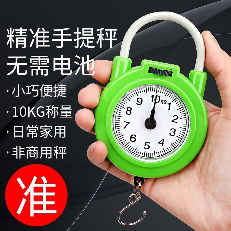 Precision spring scale 10kg with hook portable
