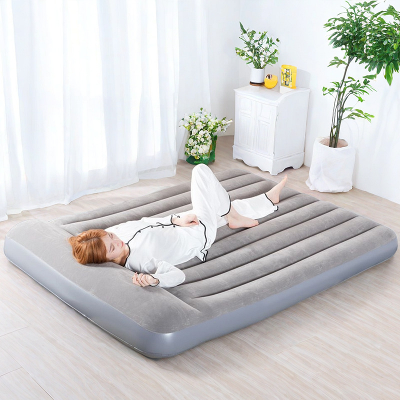 Single Foldable Inflatable Air Mattress for Camping