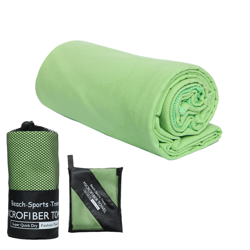 Microfiber Double-Sided Velour Beach Towel Quick-Dry Bath Towel Wearable Swimming Beach Towel Customizable - 9