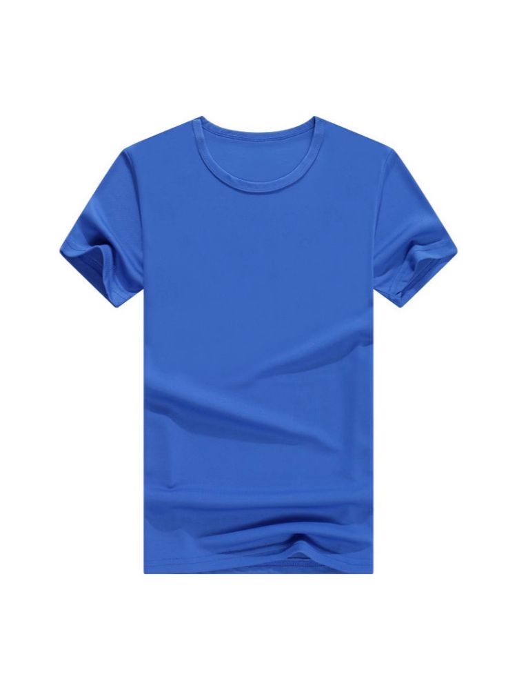 Schnelltrocknendes Kurzarm-Arbeits-T-Shirt, individuell bedruckt, Rundhals