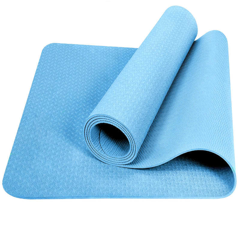 TPE-Yogamatte 6mm rutschfest und geruchlos, einfarbig - 11
