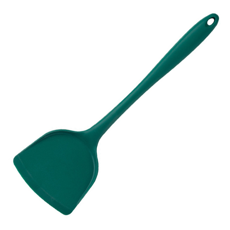 Silikon-Kochlöffel einteiliges Design Chinesischer Spatel Küchenartikel Lebensmittelqualität Antihaft-Kochgeschirr Hitzebeständig Haushaltskochutensilien - 2
