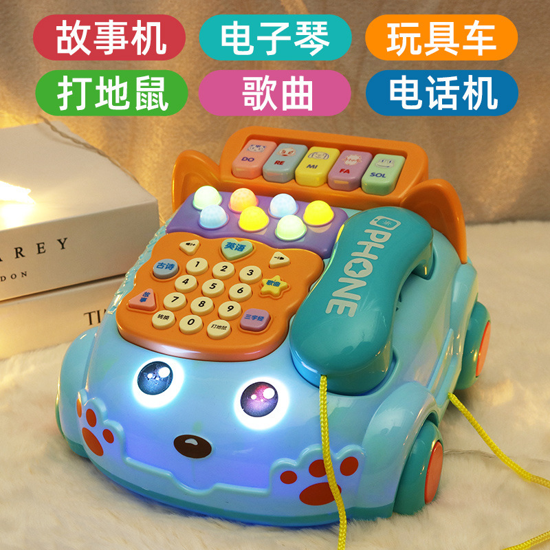 Babys Lernspielzeug Telefon mit Whack-a-Mole - 1